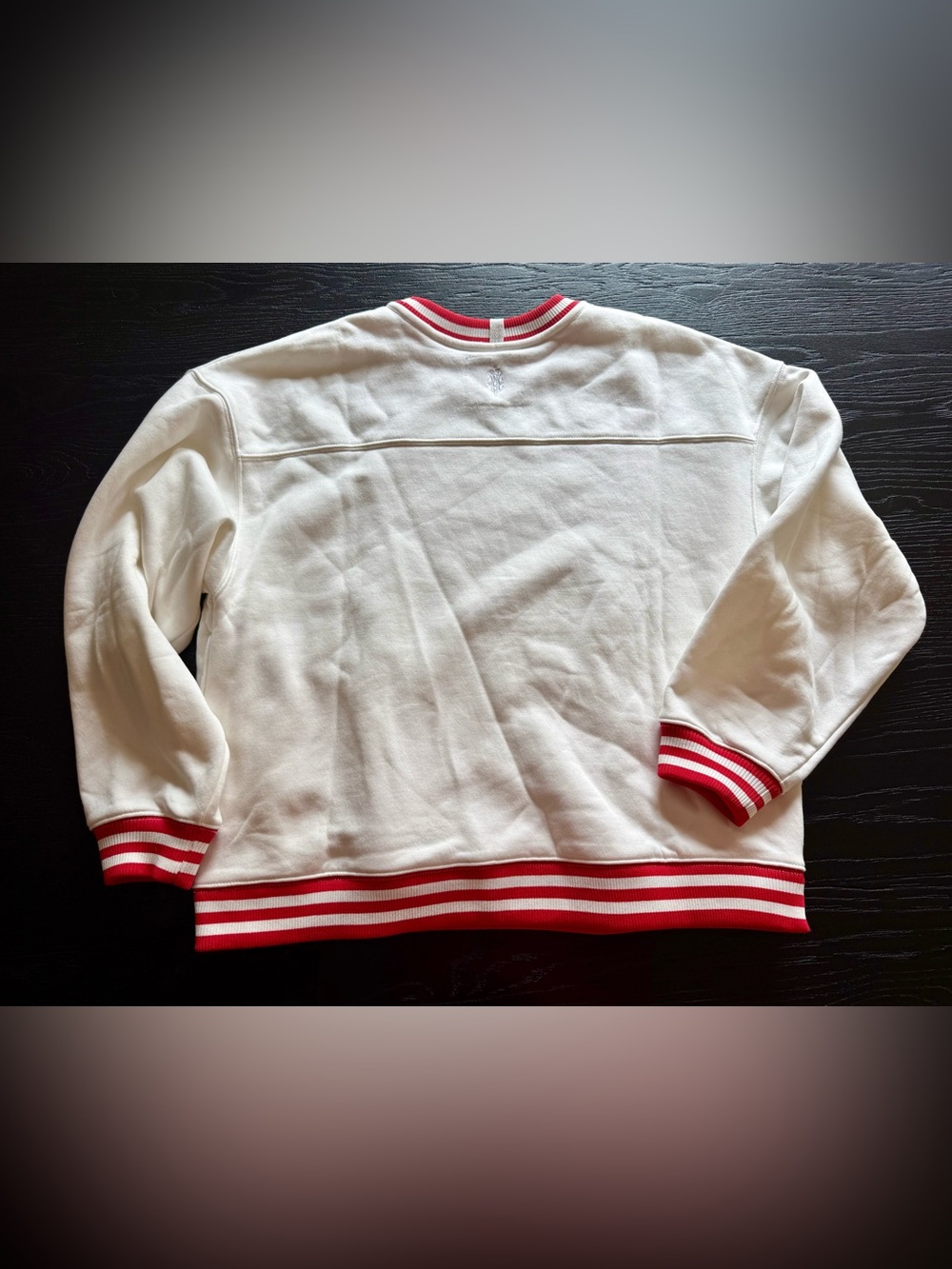 Free People Movement All Star Collegiate Pullover Logo White Combo Size S NWOT - Picture 5 of 12
